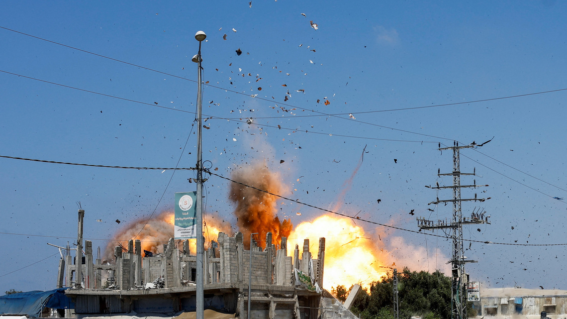 Israeli airstrikes in Gaza kill two people, including a 4-year-old boy, medics say 