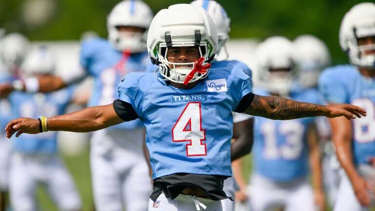 Report: Titans WR Wan'Dale Robinson not believed to have concussion 