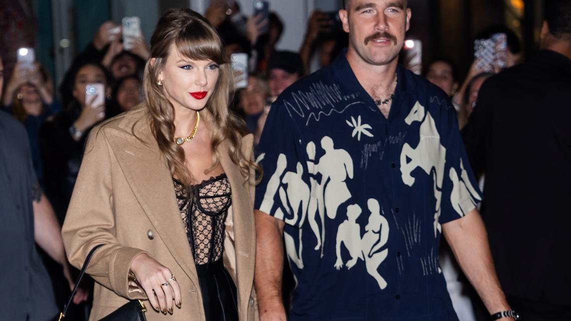 Travis Kelce Hints That He and Taylor Swift Are Living Together During ‘New Heights’ Episode