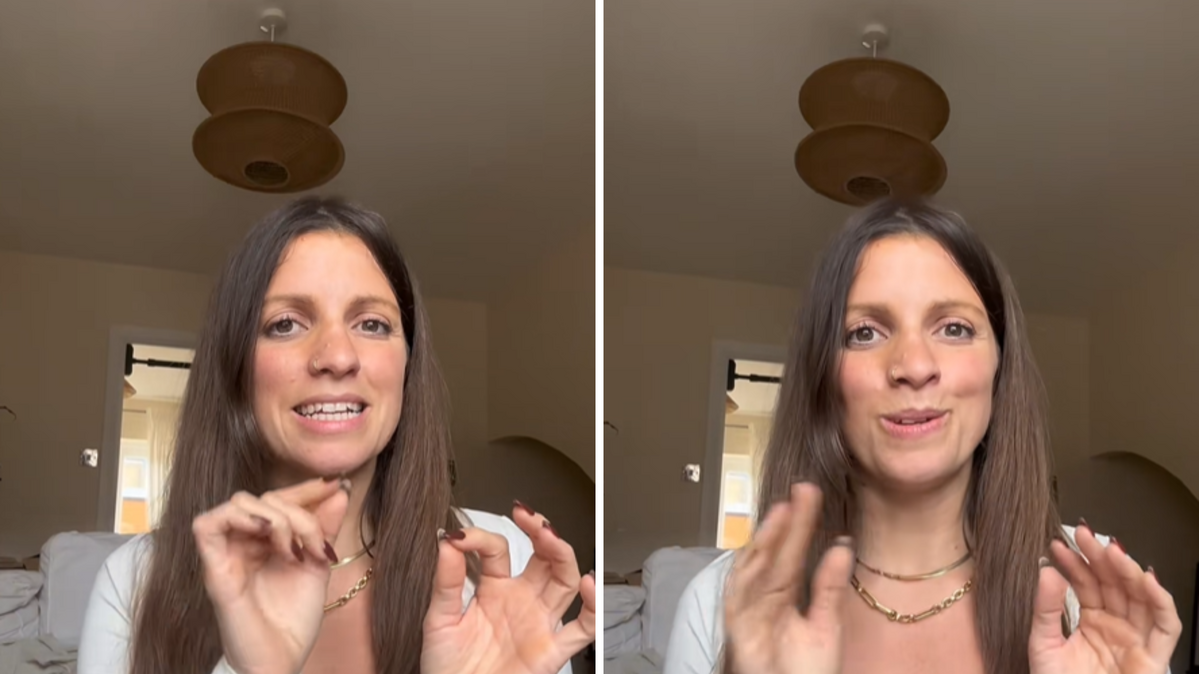 Sophie Harris, a therapist for moms, explaining why mothers can feel cold toward their partners when they get home. 