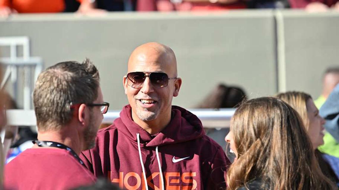  James Franklin held his first spring game as Virginia Tech coach on Saturday. | Brian Bishop-Imagn Images 