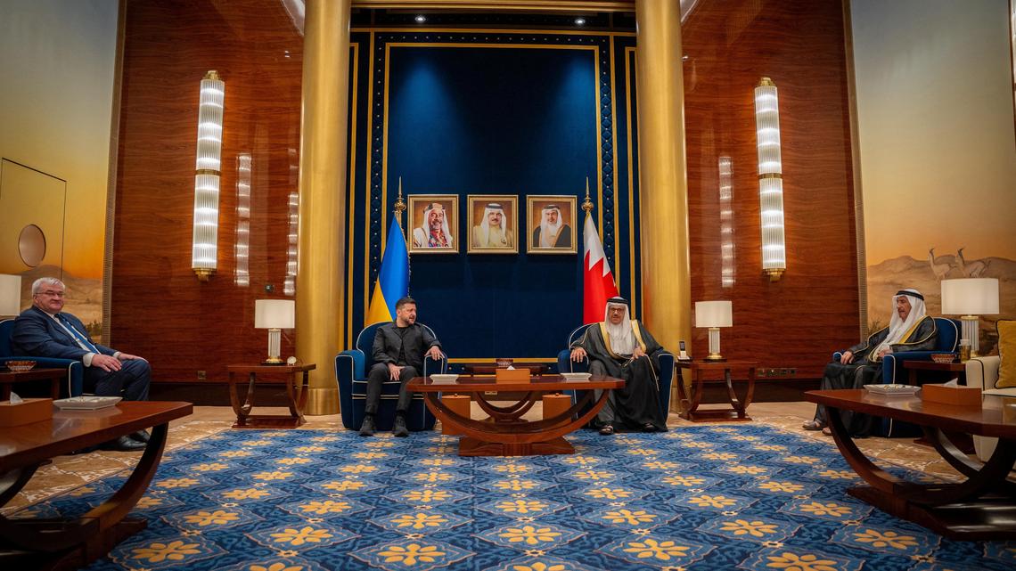 Zelenskiy pitches drone deal during Bahrain visit 