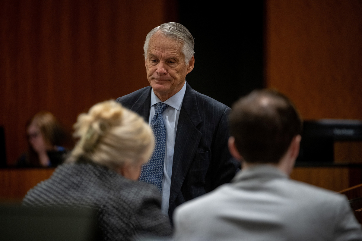 Defence attorney Michael Burt during a preliminary hearing for Tyler Robinson, the Utah man accused of killing conservative activist Charlie Kirk, in Provo, Utah, U.S., July 7, 2026.   Trent Nelson/Pool via REUTERS