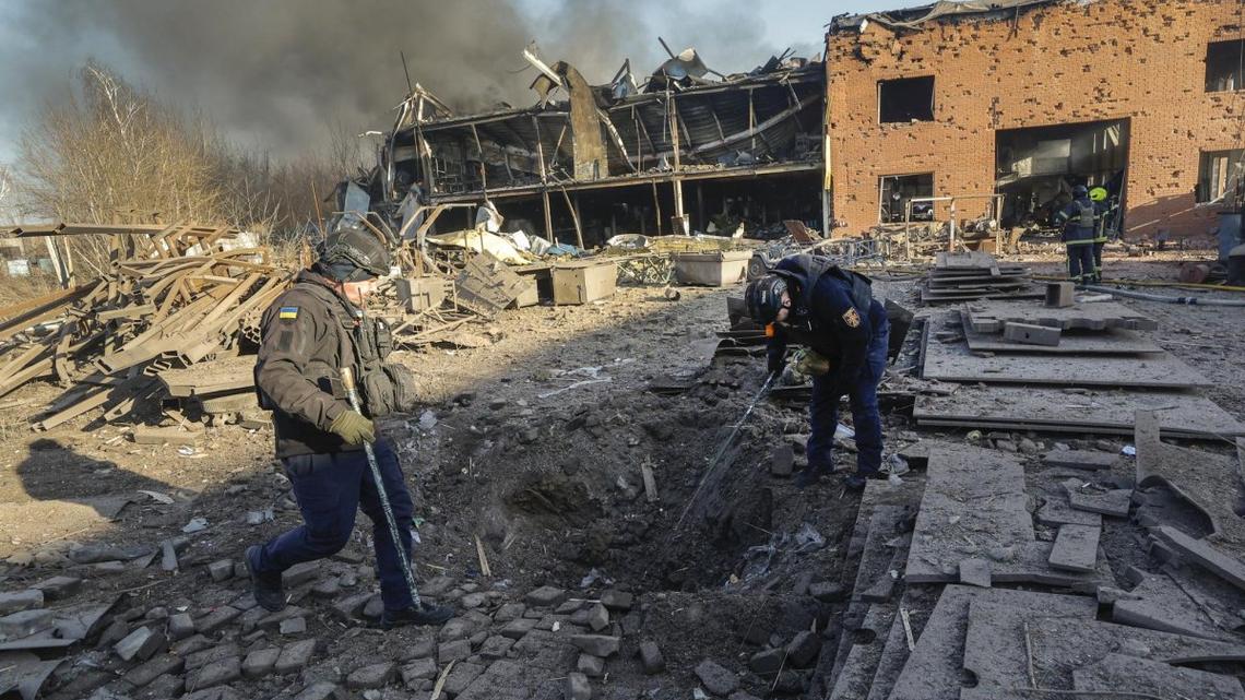 Russian attacks on Kyiv kill 4, injure at least 15