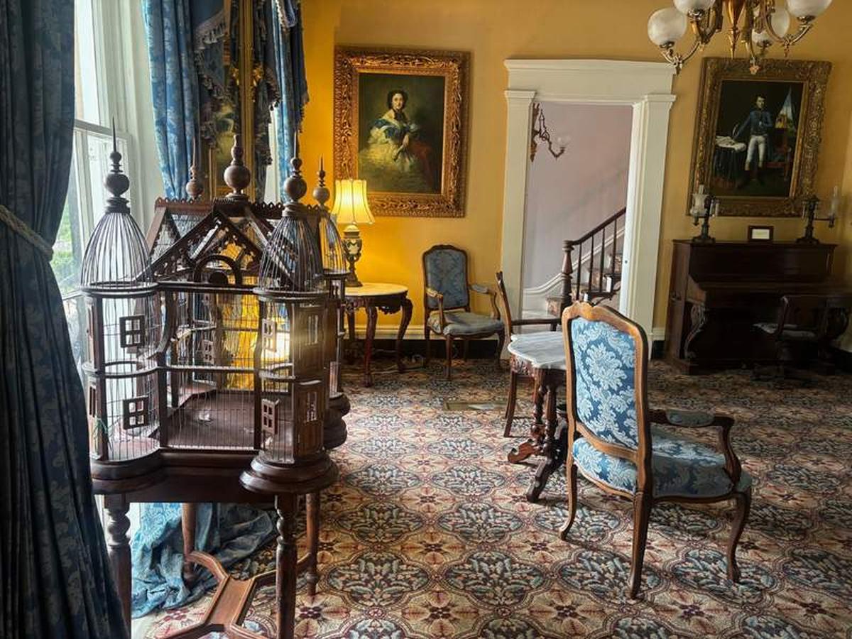  The lavishly decorated Inn at Cedar Grove.Photo credit: Judy Antell 