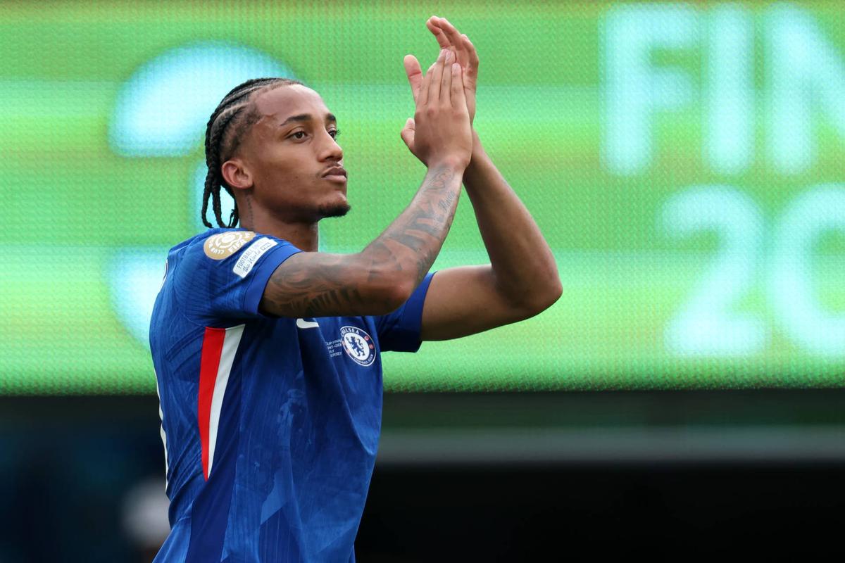  Brazilian forward Joao Pedro during the final of the 2025 FIFA Club World Cup Vincent Carchietta-Imagn Images