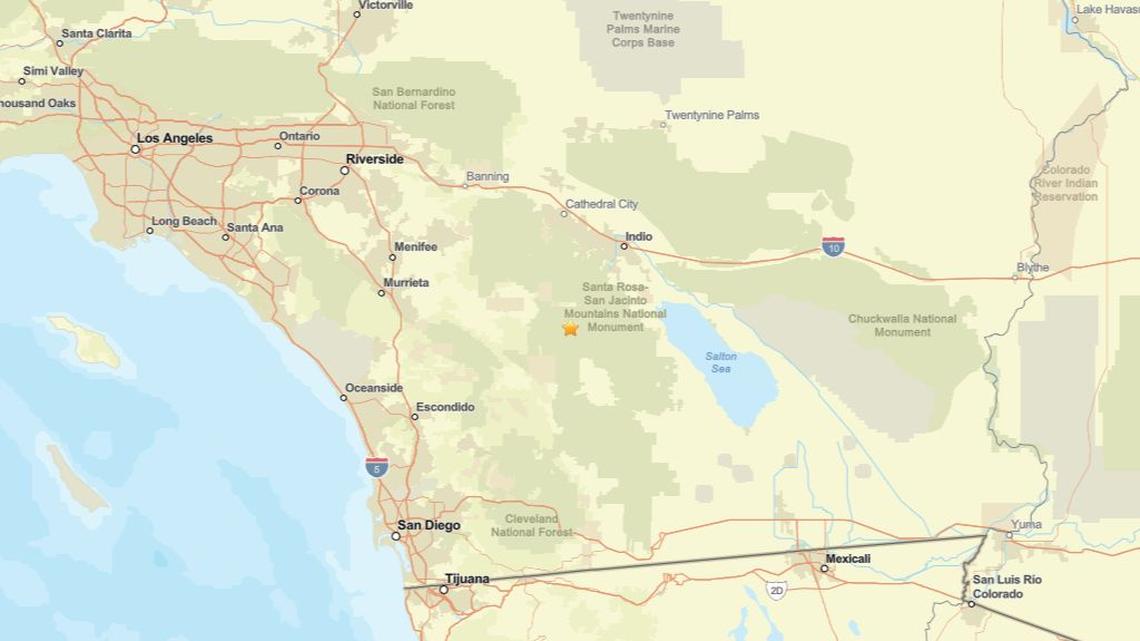Update: Earthquake of 2.1 magnitude detected close to Borrego Springs, CA on May 16 