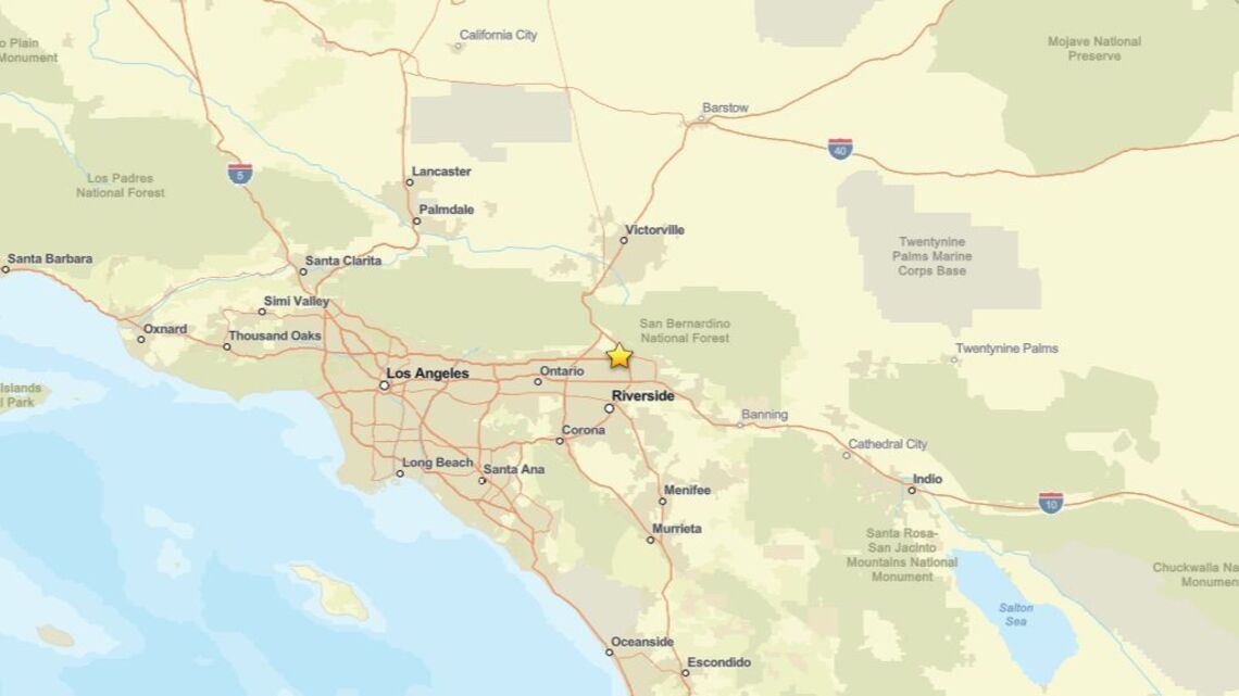 Update: 2.0 magnitude earthquake recorded near Muscoy, CA on Sept. 21 