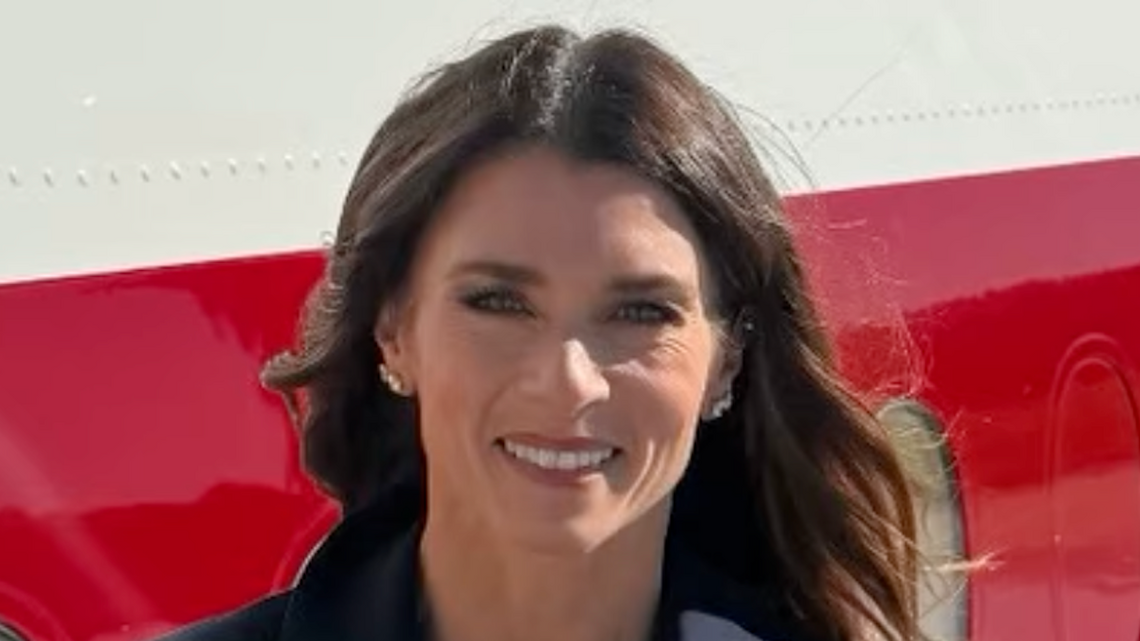 Danica Patrick Poses For Photo On Board Air Force One Monday 