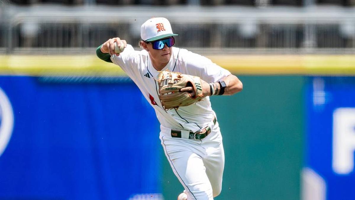  The Miami Hurricanes short stop Vance Sheahan | Miami Hurricanes Athletics 