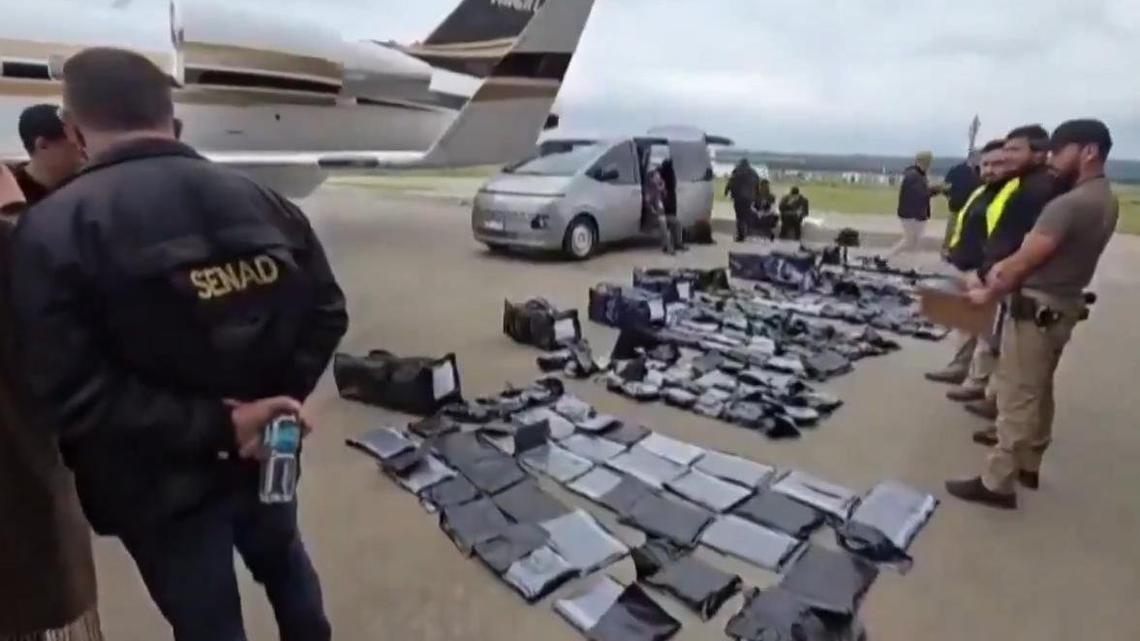 Pilot linked to $3.6M hashish seizure in Paraguay denies involvement 