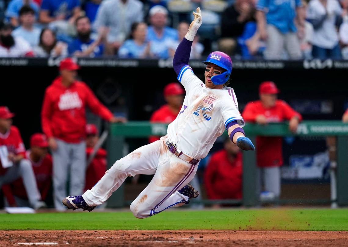  Bobby Witt Jr. combines power and opportunity to sustain stolen-base production early. Jay Biggerstaff-Imagn Images