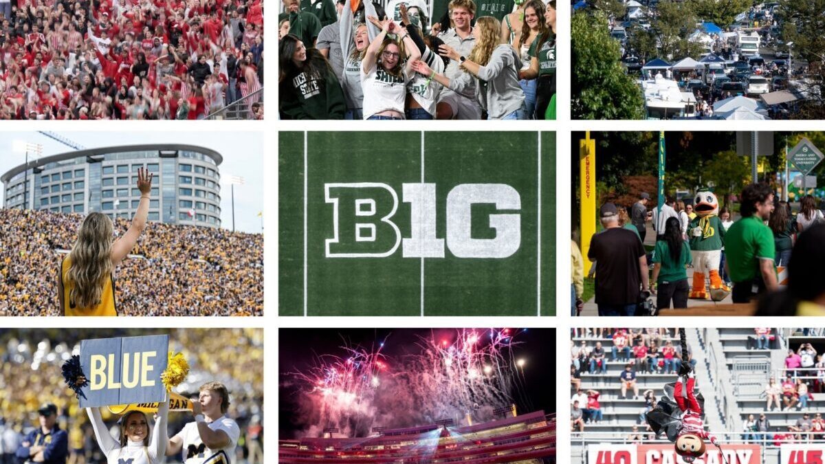These 8 Big Ten college towns rank among the best for an epic football ...