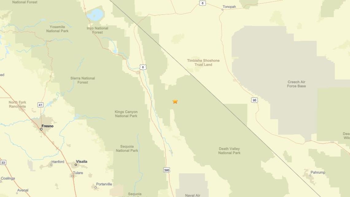 2.3 magnitude earthquake registered close to Big Pine, CA on May 14 
