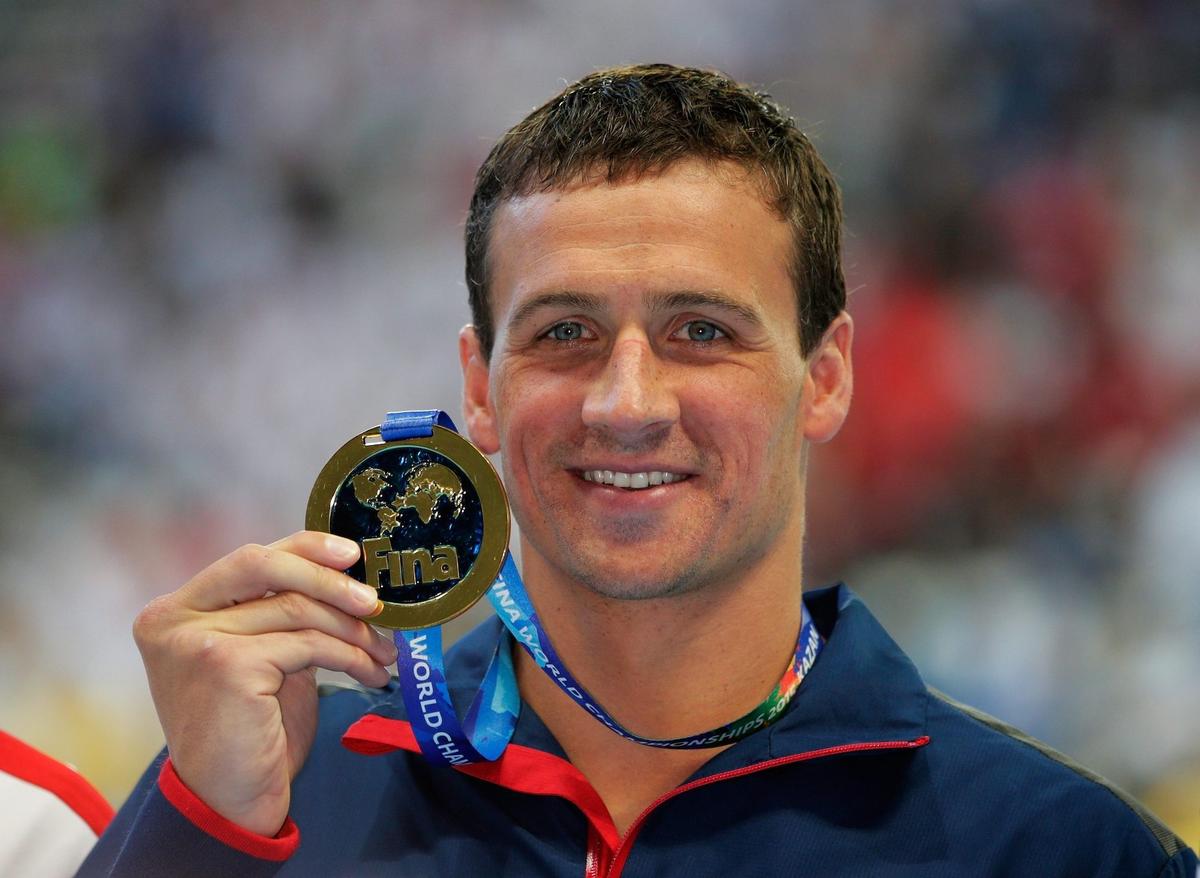 Gold medalist Ryan Lochte in 2015.