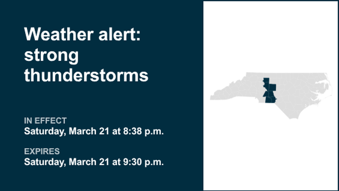 UPDATE: Weather alert for winds and fire danger in the Piedmont region until early Monday morning 
