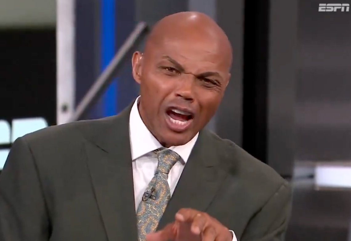  Charles Barkley on "Inside the NBA." 