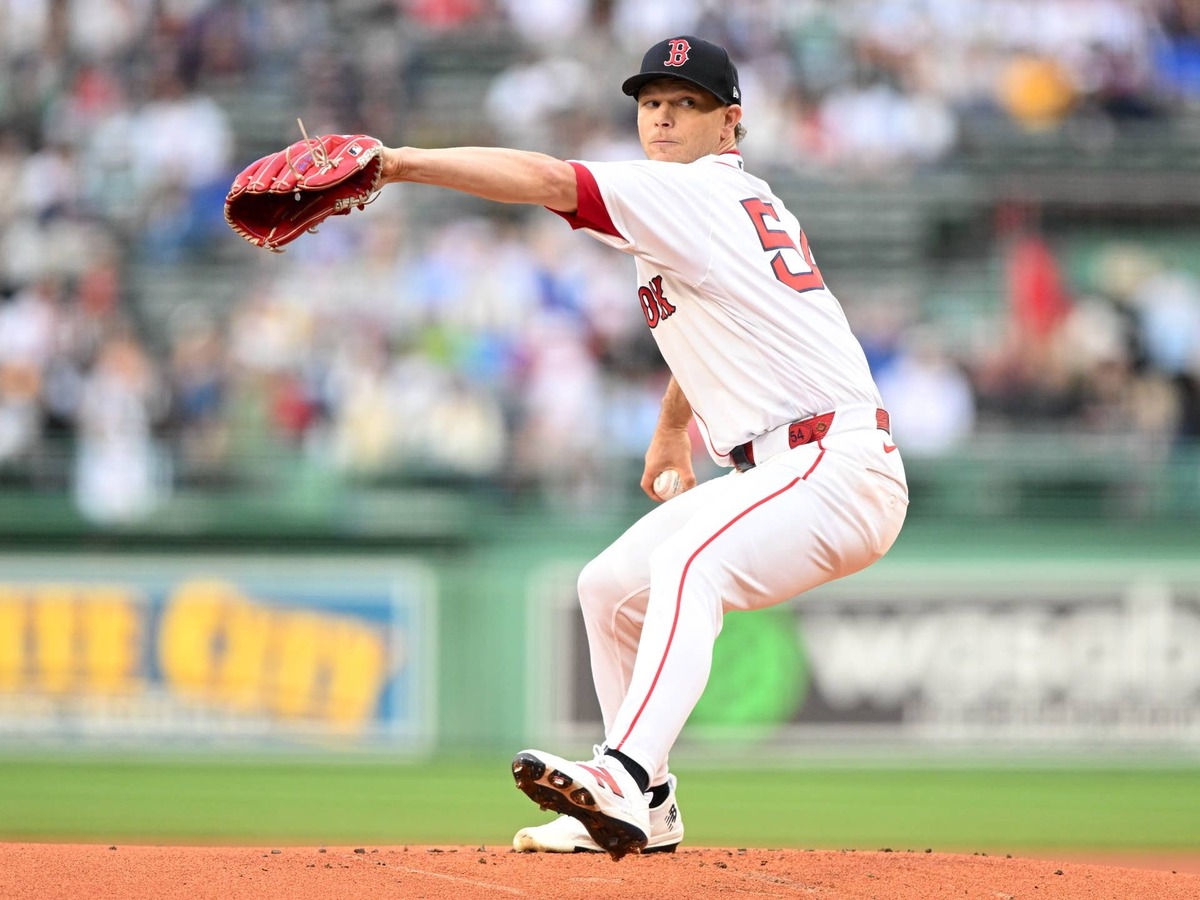  May 13, 2026; Boston, Massachusetts, USA; Boston Red Sox pitcher Sonny Gray (54) pitches against the Philadelphia Phillies during the first inning at Fenway Park. Mandatory Credit: Brian Fluharty-Imagn Images Brian Fluharty-Imagn Images