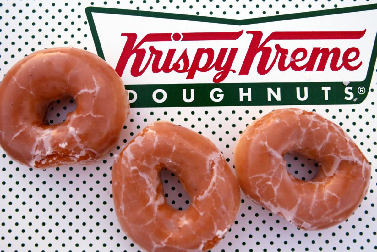 Krispy Kreme Doughnuts is known for its glazed doughnuts.