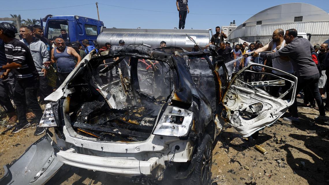 Israeli fire kills four people in Gaza, medics say 
