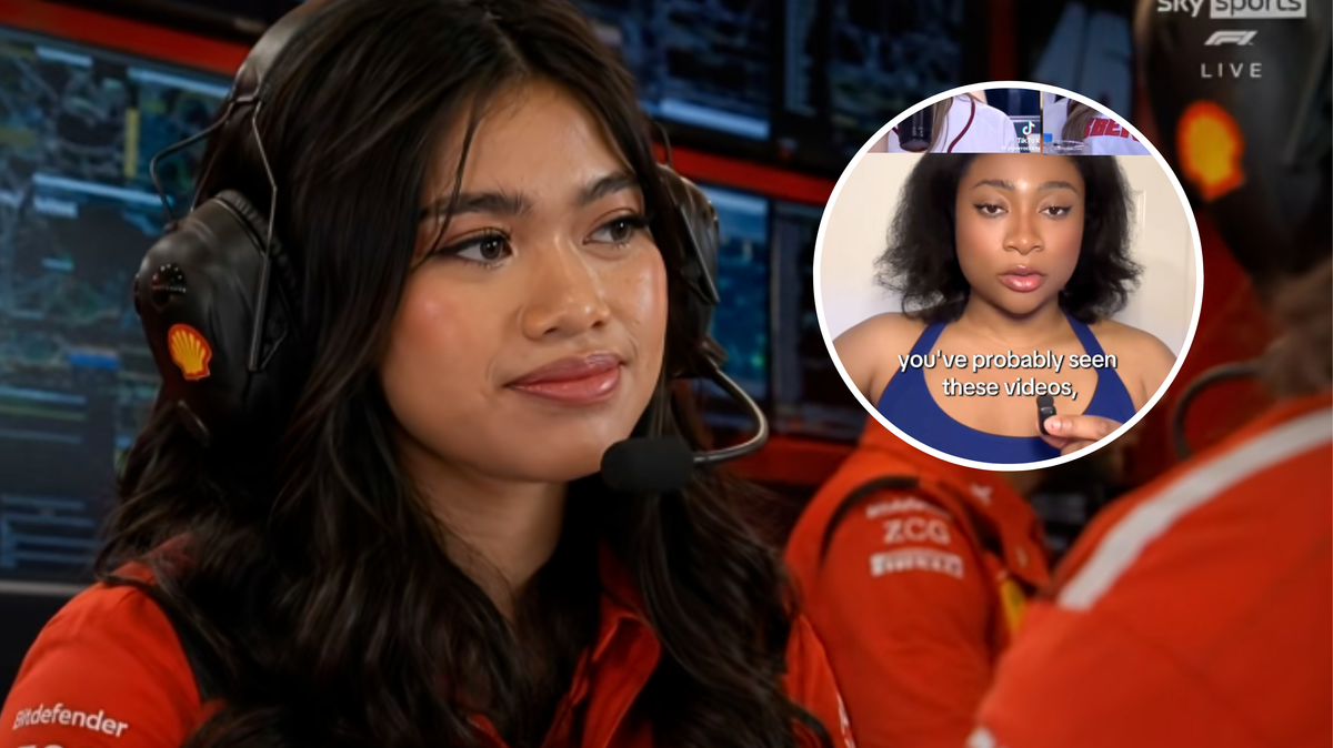 Franell Mauricio in her TikTok video (L); and Naya (R). 