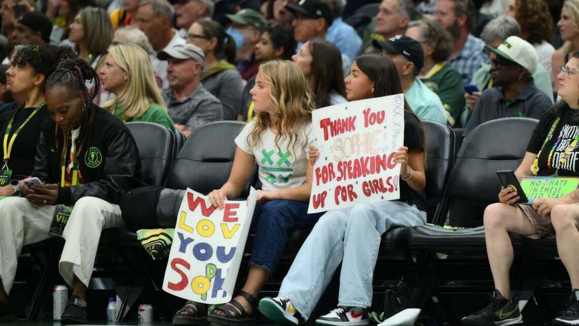 WNBA bars Storm co-owner 5 home games after fan exchange 