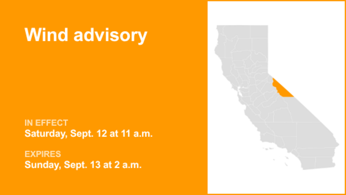 UPDATE: Wind advisory for Mono County until 2 a.m. Sunday, says the NWS 
