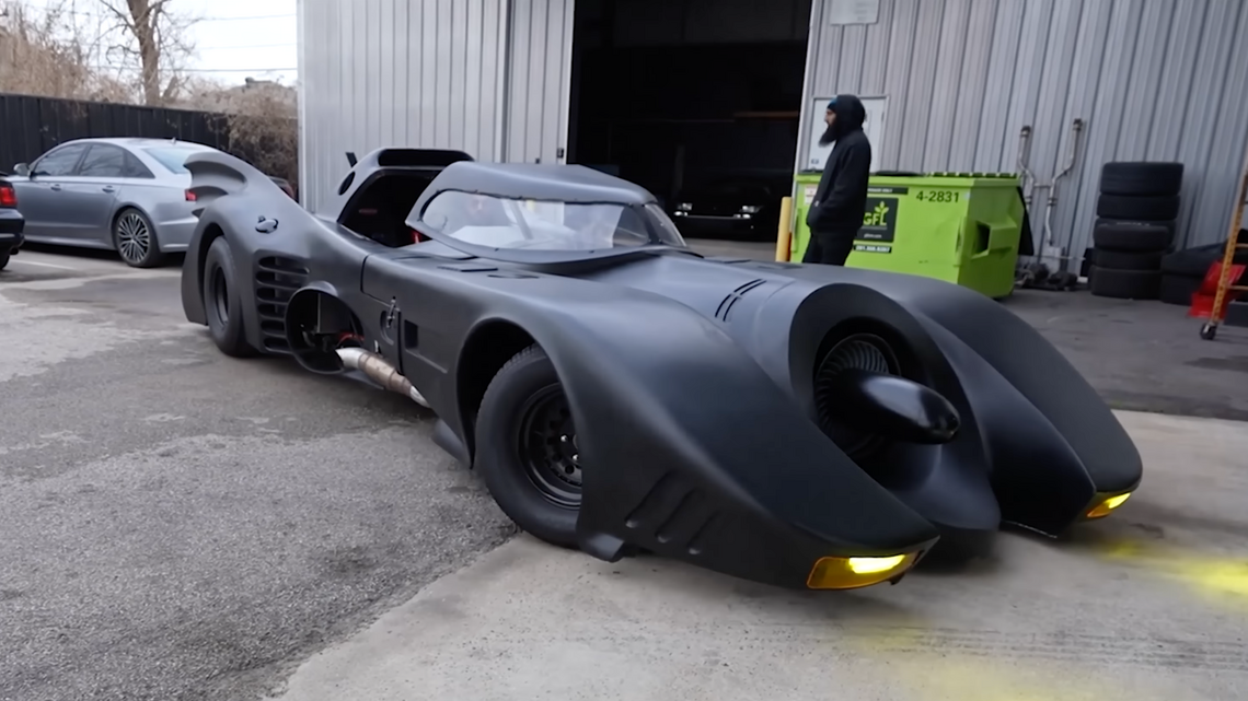 A Houston Doctor Drives A 1,000-HP Batmobile On The Street