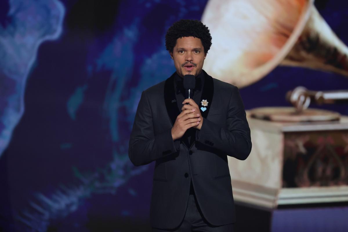 Host Trevor Noah speaks onstage during the 67th Annual GRAMMY Awards at Crypto.com Arena on February 02, 2025 in Los Angeles, California.  
