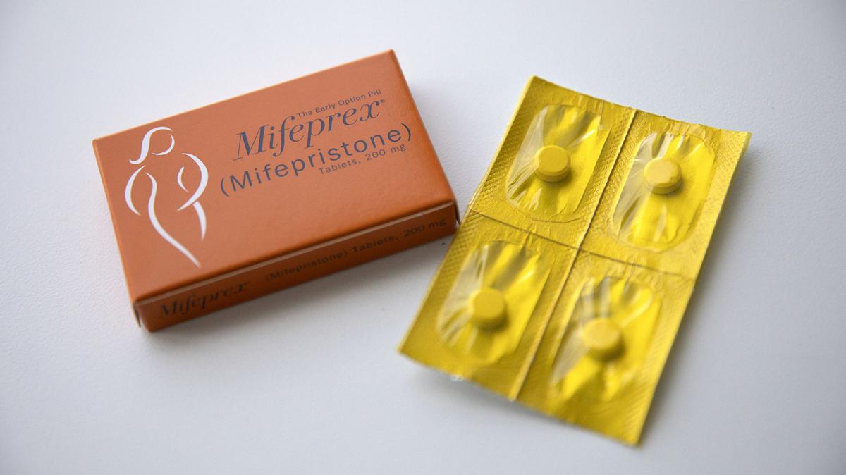 In this 2018 photo, mifepristone and misoprostol pills are provided at a Carafem clinic for medication abortions in Skokie, Illinois. (Erin Hooley/Chicago Tribune/TNS)