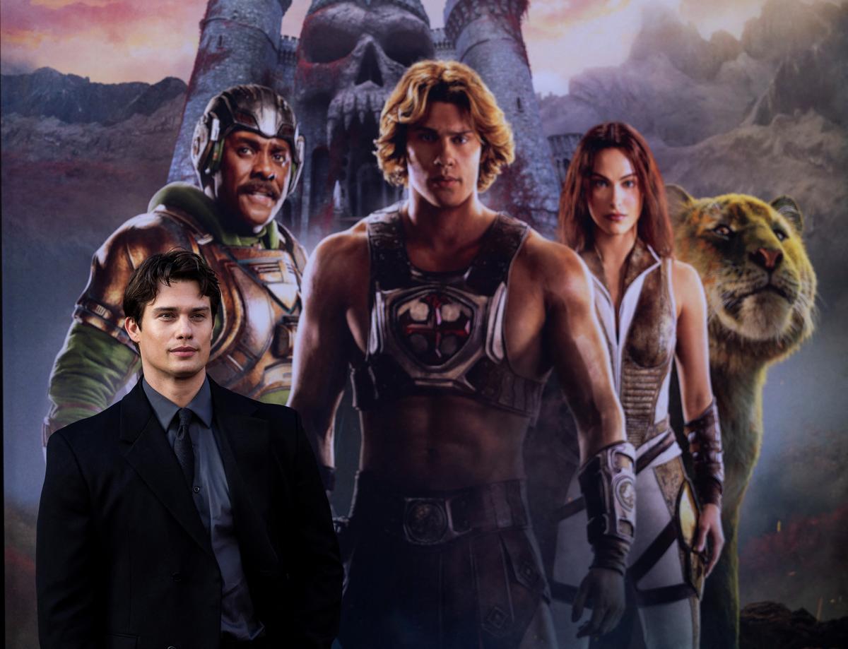 Nicholas Galitzine attends the Los Angeles world premiere for ''Masters of the Universe'' at The Egyptian Theatre Hollywood in Los Angeles, California, U.S., May 18, 2026.  REUTERS/Aude Guerrucci