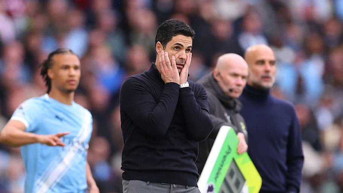  Arsenal have surrendered control of the title race. | Catherine Ivill/AMA/Getty Images 