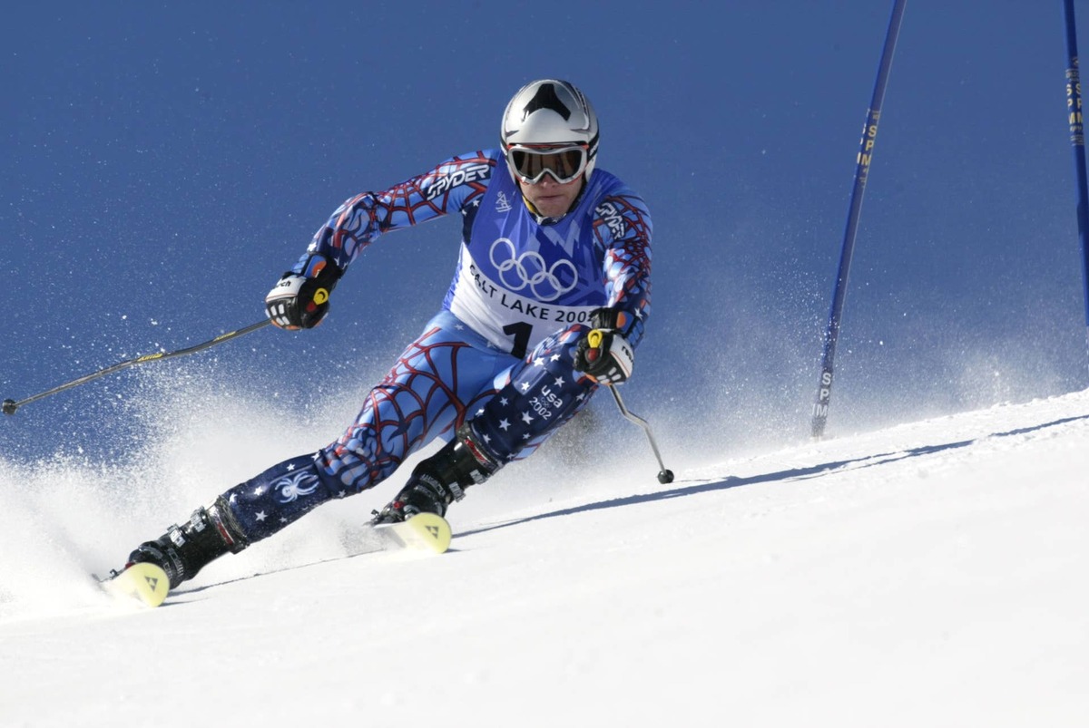  Bode Miller at the 2002 Salt Lake City Winter Olympics.