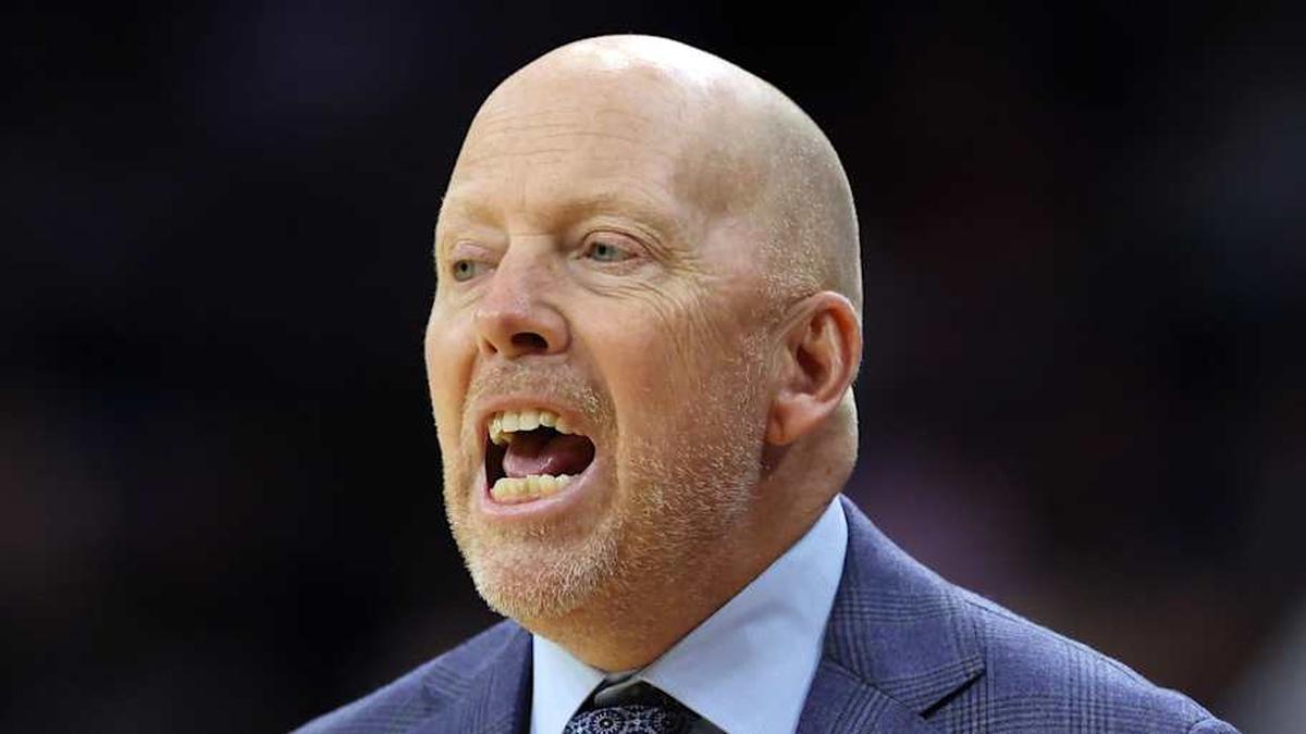  Mar 22, 2026; Philadelphia, PA, USA; UCLA Bruins head coach Mick Cronin reacts in the first half during a second round game of the men's 2026 NCAA Tournament at Xfinity Mobile Arena. Mandatory Credit: Bill Streicher-Imagn Images | Bill Streicher-Imagn Images 