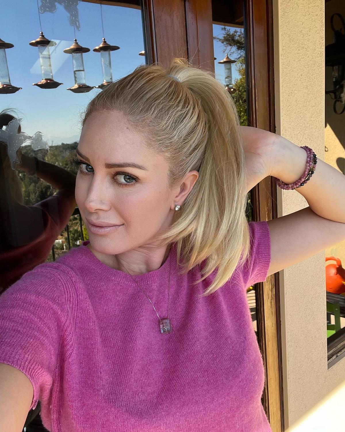February 2022 "Strike a pose," Heidi captioned this glamorous selfie. Heidi Montag/Instagram