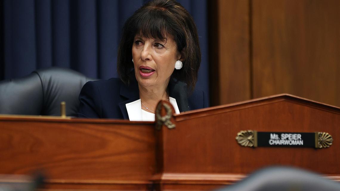 House Armed Services Committee subcommittee Chair Jackie Speier (D-CA) conducts a hearing about sexual harassment and retaliation in the armed forces, in the Rayburn House Office Building on Capitol Hill in Washington, D.C., Wednesday, July 29, 2020. (Chip Somodevilla/Getty Images/TNS)