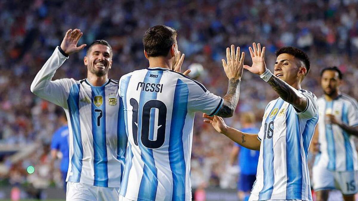  Argentina is a heavy tournament favorite. | Todd Kirkland/Getty Images 