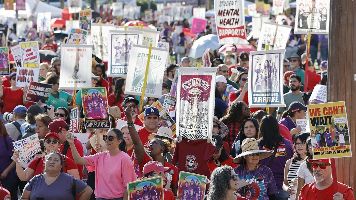 Families, union workers brace for historic LA schools strike next week