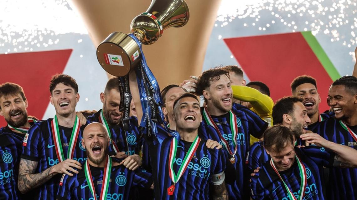 Inter de Milán conquista el ‘doblete': Campeón de la Copa de Italia 