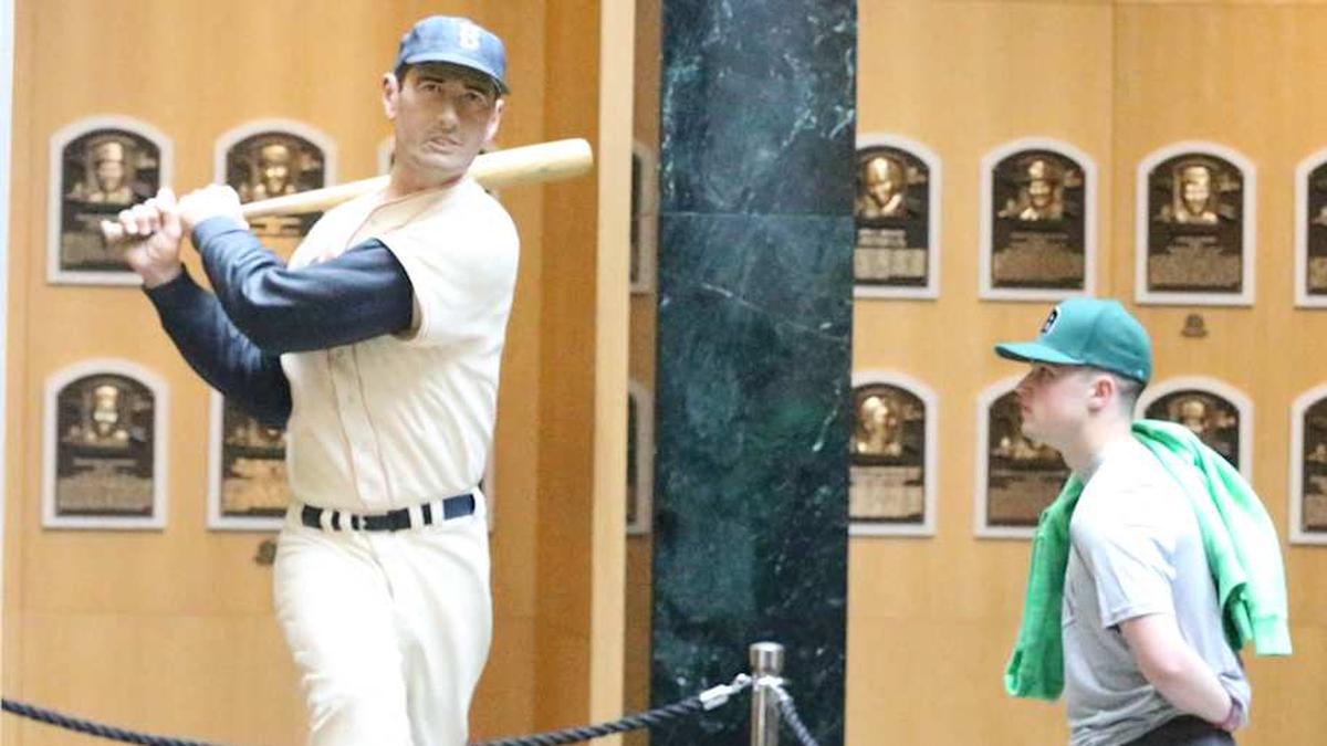  At statue of Boston Red Sox legend Ted Williams at the National Baseball Hall of Fame and Museum in Cooperstown. | Brandon Brown/Seacoastonline / USA TODAY NETWORK 