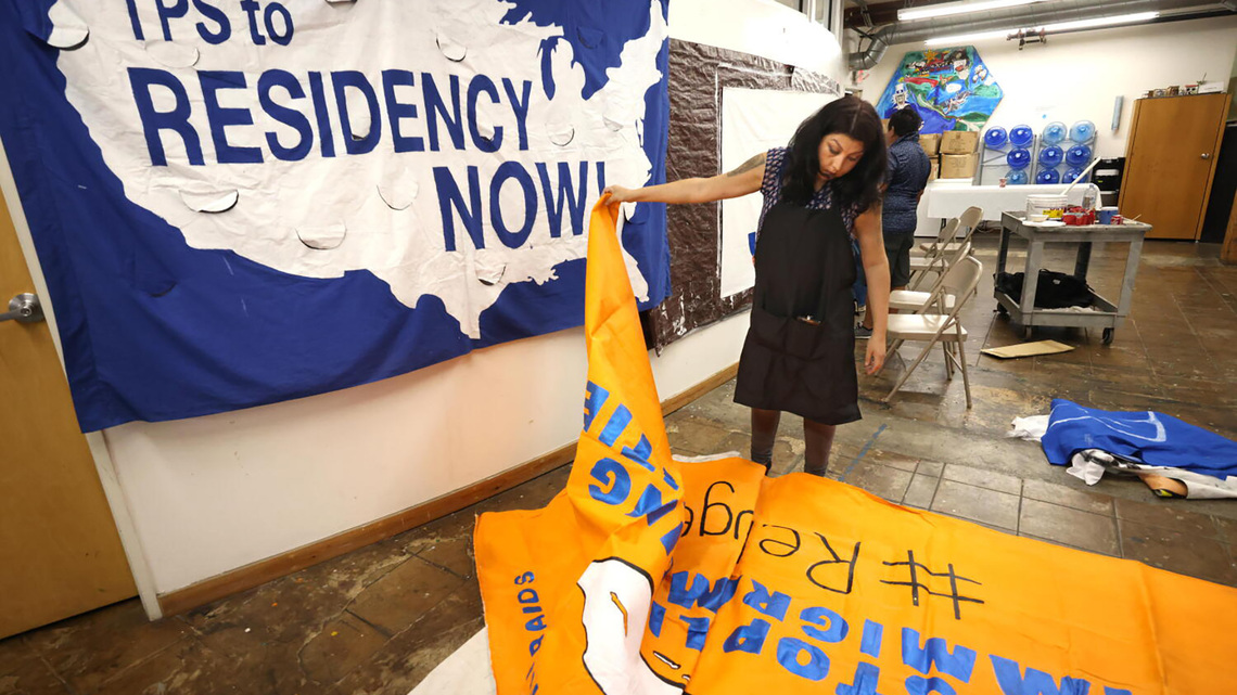 Why hasn't the Trump administration decided the fate of TPS for Salvadorans? 