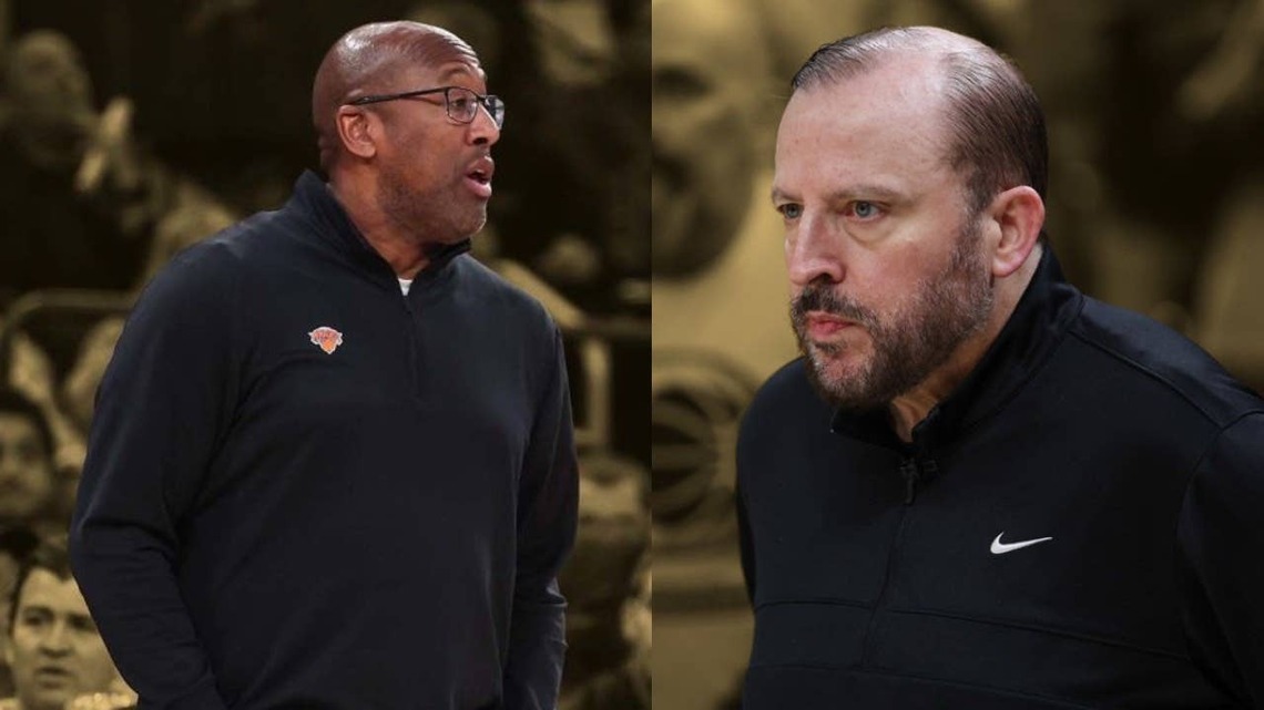 Karl Anthony-Towns gives his flowers to Tom Thibodeau despite Mike Brown leading the NY Knicks to a title: "Thibs gets a lot of credit for this" 