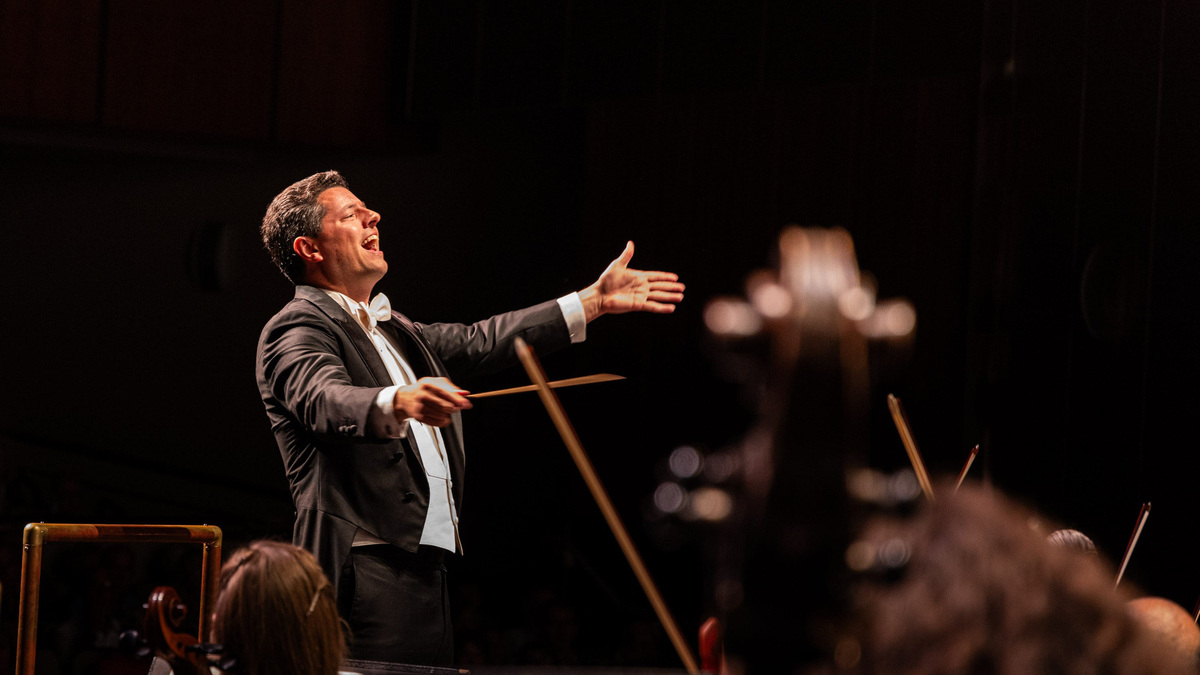 Troy Quinn leads The Venice Symphony, which will receive $150,000 in state funding in the new Florida budget approved by Gov. Ron DeSantis.