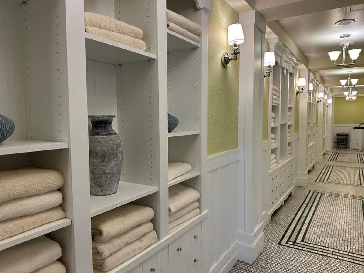 Towels available for spa use. Photo credit: Robin O’Neal Smith 