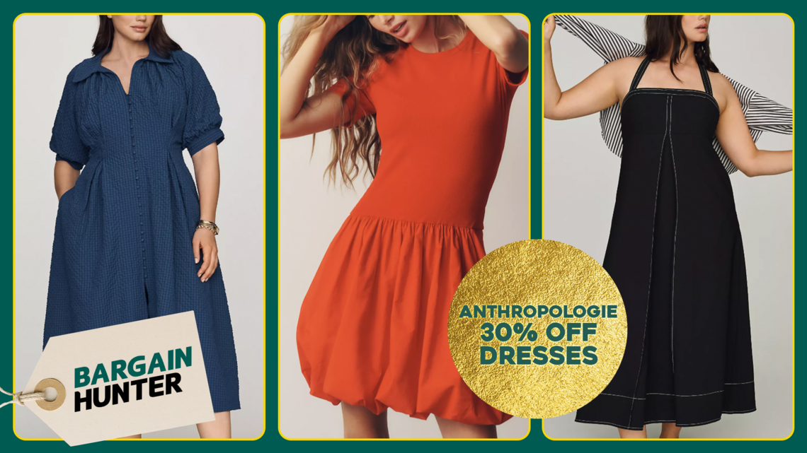 Anthropologie's ‘Fashionably Early Fall Event' Is in Full Swing, And These Dresses Are All on Sale 