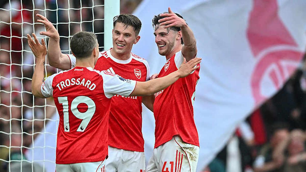  Arsenal are in pole position to take home their first Premier League title in 22 years. | Vince Mignott/MB Media/Getty Images 