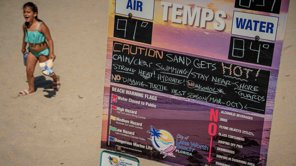 South Florida broke summer heat records. Where, how high temps got 