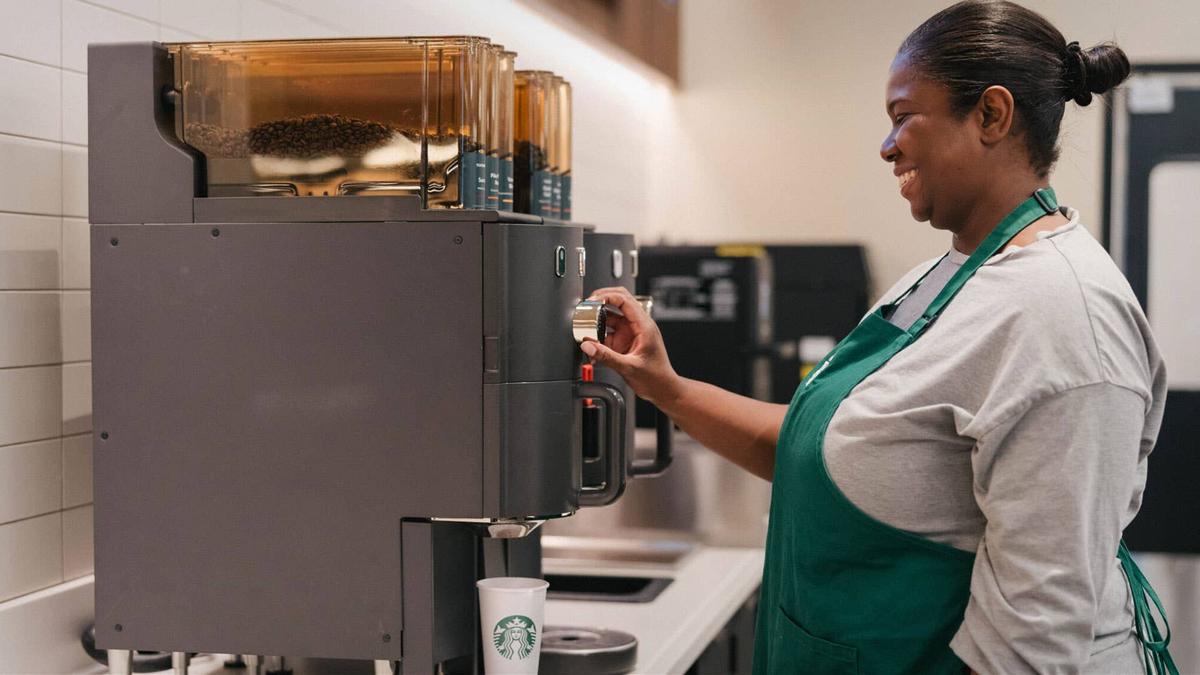  Starbucks has made changes to take work away from baristas so they can interact with customers more. Starbucks