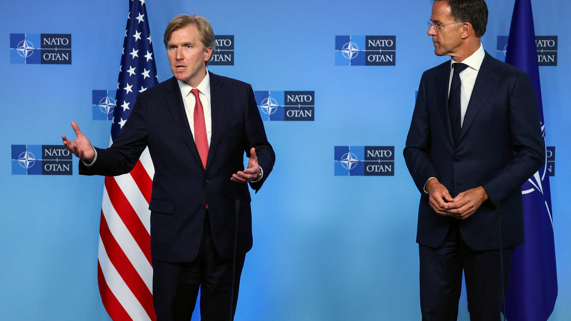 Pentagon policy chief tells NATO allies U.S. wants European-led defense of continent 