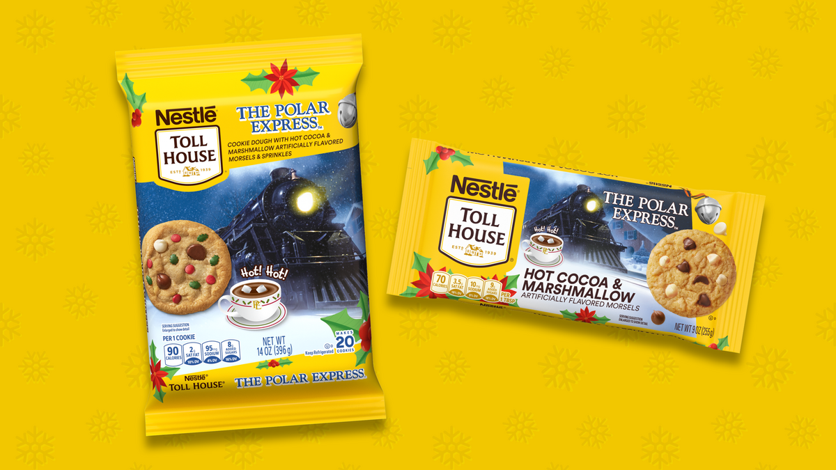 22 Years After 'The Polar Express,' Toll House Has a Cookie Dough for It